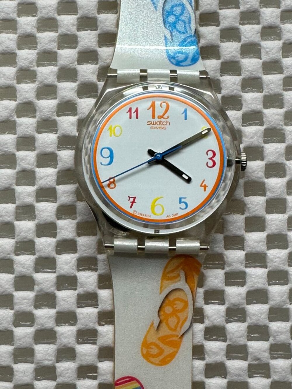 Swatch Watch Sandy Shoes GE205S Vintage 2002